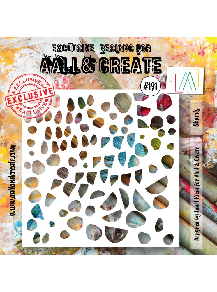 Stencils N°191 - Shards - Aall & create