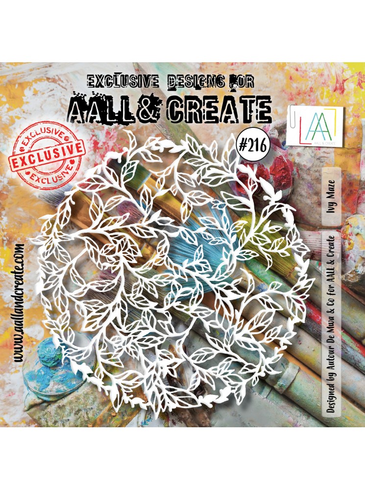 Stencils N°216 - Ivy Maze - Aall & create