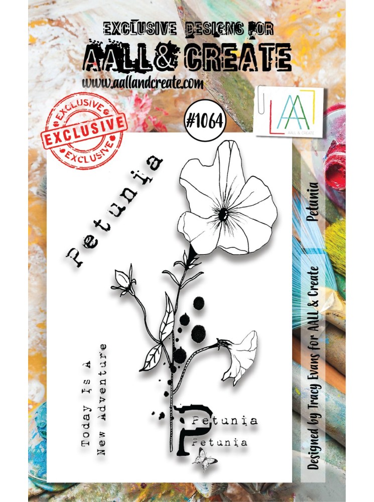 Tampon Clear N° 1064 : Petunia -Aall & Creates