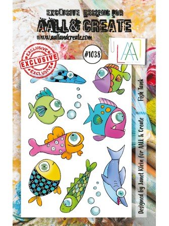 Tampon Clear N° 1038 : Fish Tank -Aall & Creates