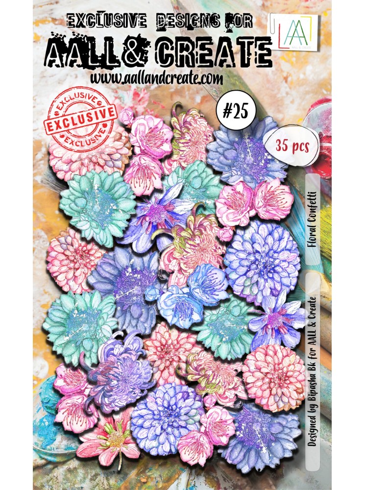 Ephemera - Die Cuts 25 - Floral Confetti - Aall & Create
