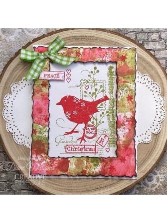 Tampon clear : Christmas Robin - Woodware Craft Collection