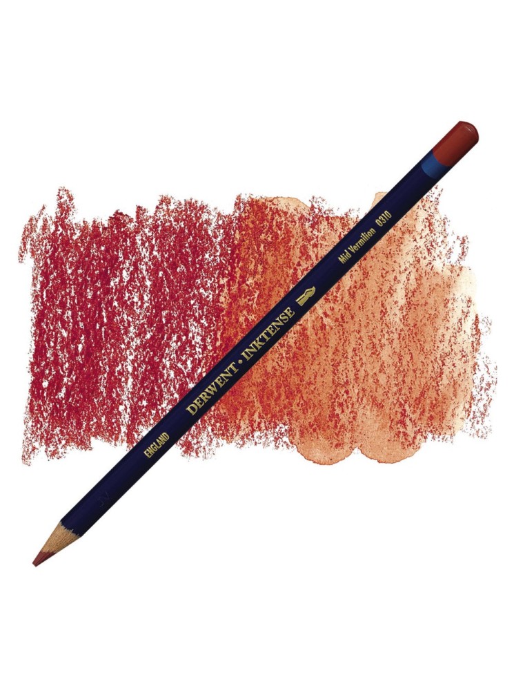 Inktense  - Mid Vermilion (0310) - Crayons à encre aquarellable - Derwent