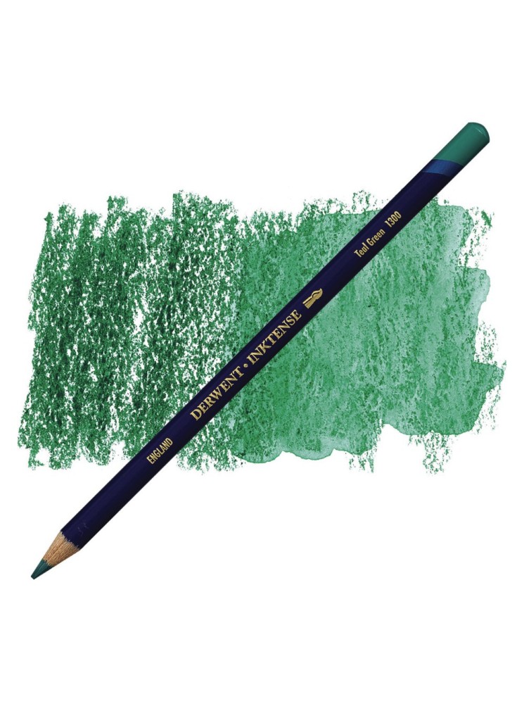 Inktense  - Teal Green (1300) - Crayons à encre aquarellable - Derwent