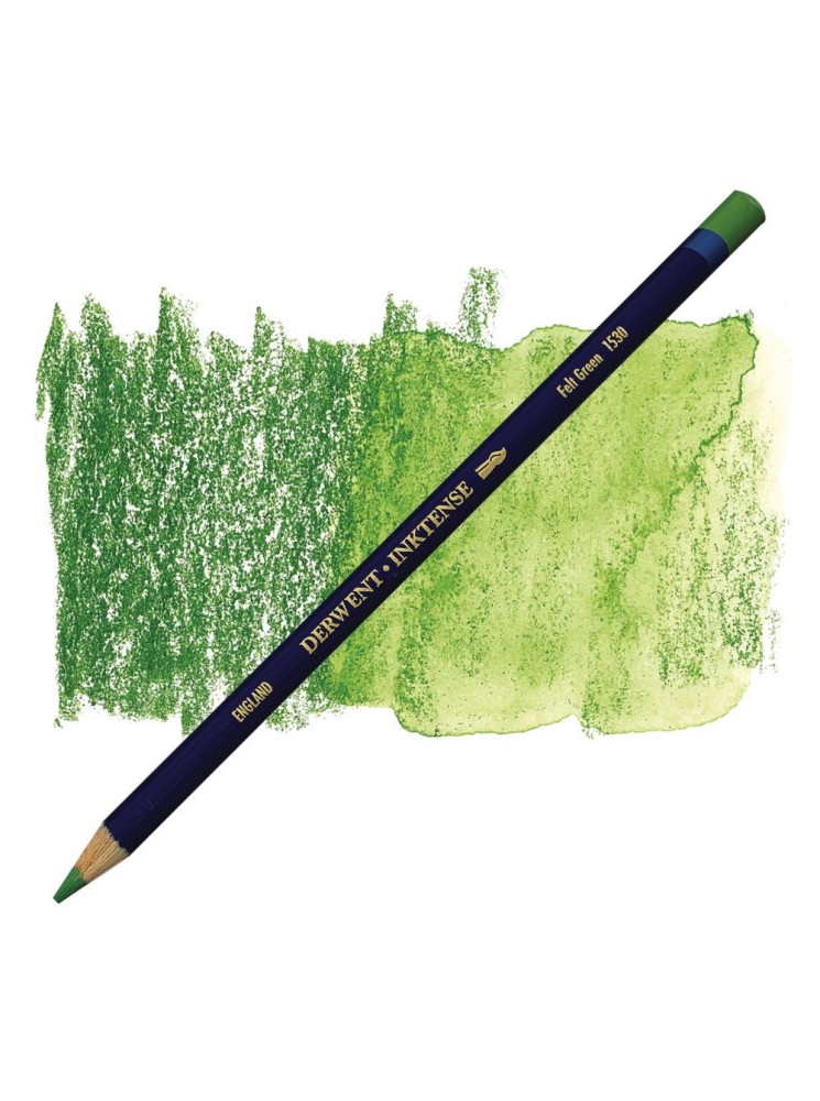 Inktense  - Felt Green (1530) - Crayons à encre aquarellable - Derwent