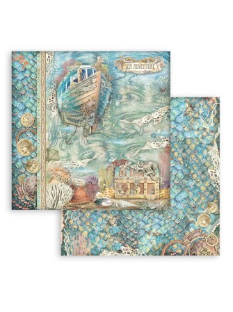 Pack papiers - Collection "Songs of the Sea" - Stamperia
