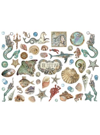 Die cut - Creatures - Collection "Songs of the Sea" - Stamperia