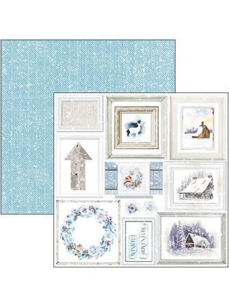 Pack papiers 15 x 15 cm - Collection "Winter Journey" - Ciao Bella