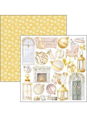 Pack papiers 20 x 20 cm - Collection "Sparkling Christmas"- Ciao Bella