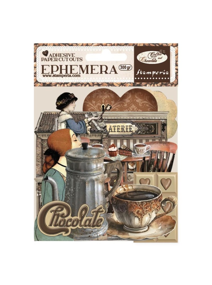 Ephemera - Collection "Coffee and Chocolate" - Stamperia