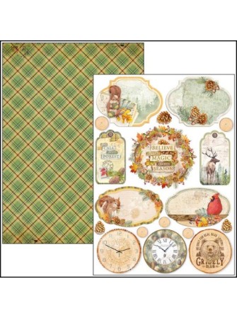 Pack papiers A4 - Collection "Into the wild" - Ciao Bella