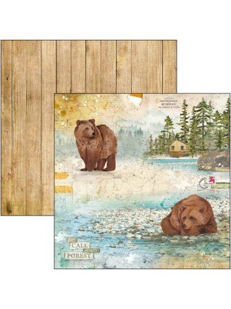 Pack papiers 20 x 20 cm - Collection "Into the wild"- Ciao Bella