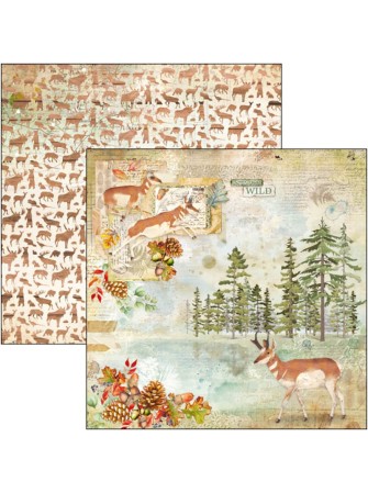 Pack papiers 20 x 20 cm - Collection "Into the wild"- Ciao Bella