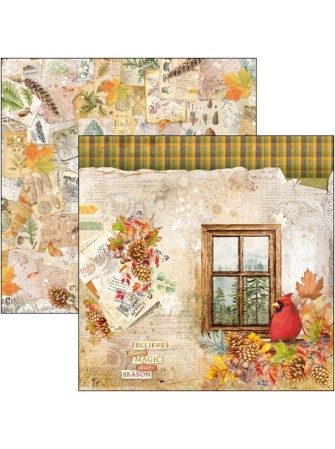 Pack papiers 20 x 20 cm - Collection "Into the wild"- Ciao Bella