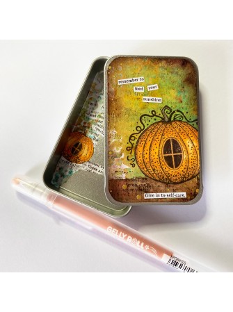Pumpkin pad - tampon clear - Collection "Halloween 2023" - Lavinia