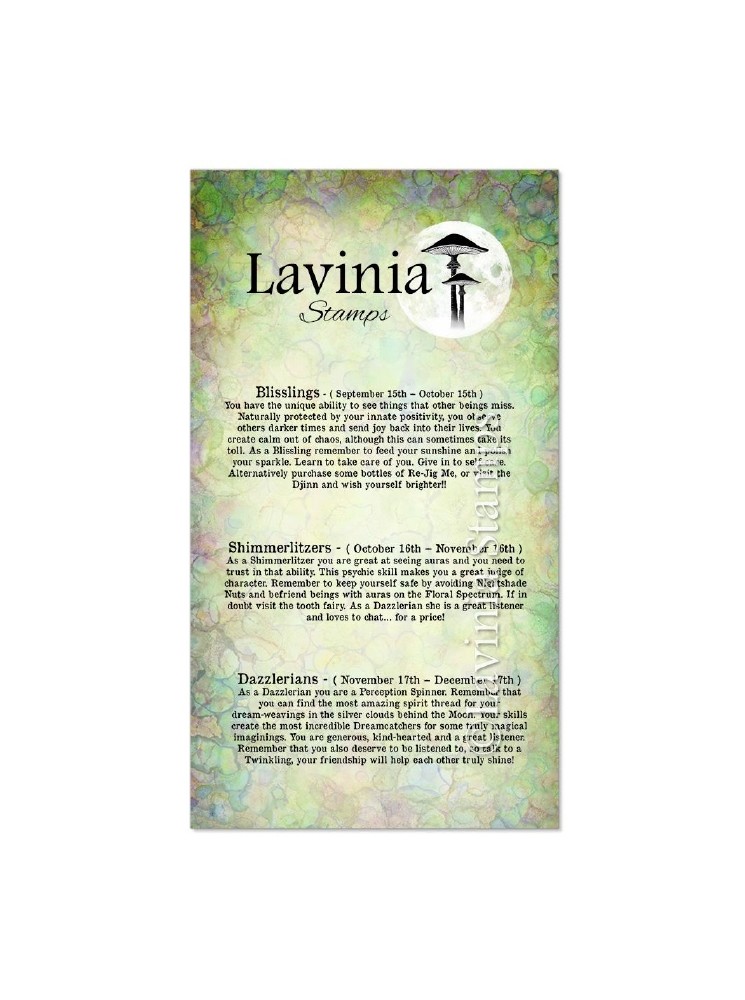 Moon Signs - tampon clear - Collection "Halloween 2023" - Lavinia