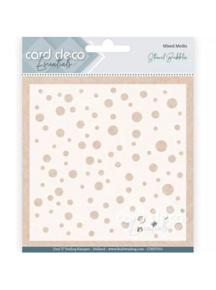 Bubbles Stencil - Card deco - Find It