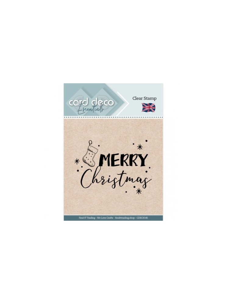 Merry Christmas - Tampon clear - Card deco Essentials - Find It