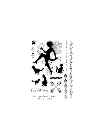 Puss in Boots  - Tampon clear- Collection "Silhouette Séries" - Pink Ink Designs
