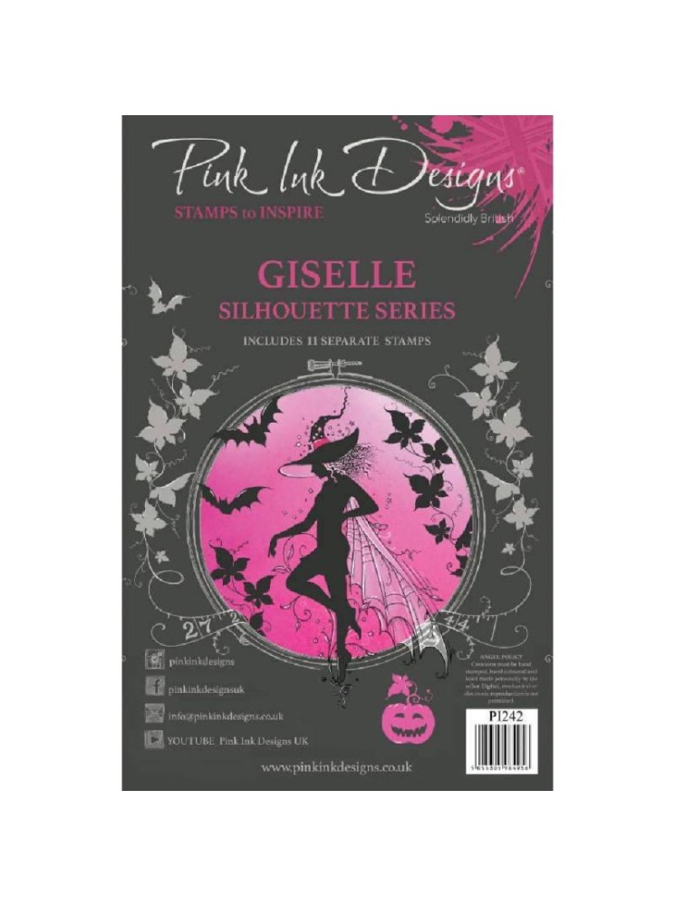 Giselle  - Tampon clear- Collection "Silhouette Séries" - Pink Ink Designs