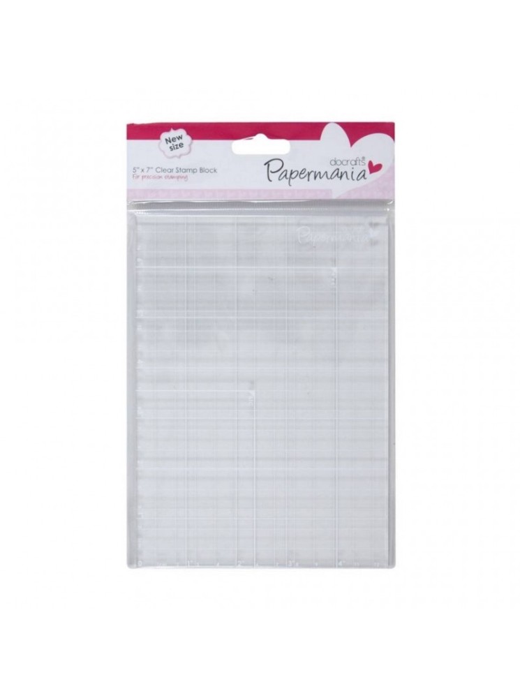 Bloc acrylique pour tampons - Papermania