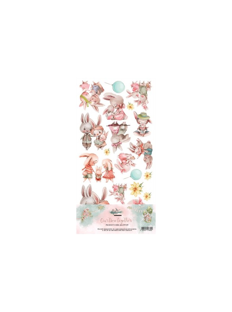 Pack de décors à découper - Collection  "Our time together"  - Alchemy of Art