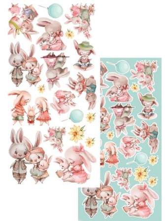 Pack de décors à découper - Collection  "Our time together"  - Alchemy of Art