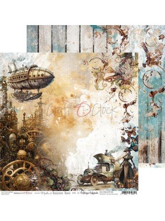 Pack papiers 15 x 15 cm - Collection "Mists of Toolbok Town" - Craft O'Clock