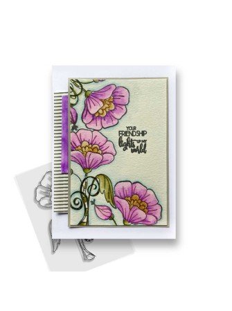 Quirky Flower 1 - Tampon clear - Polkadoodles