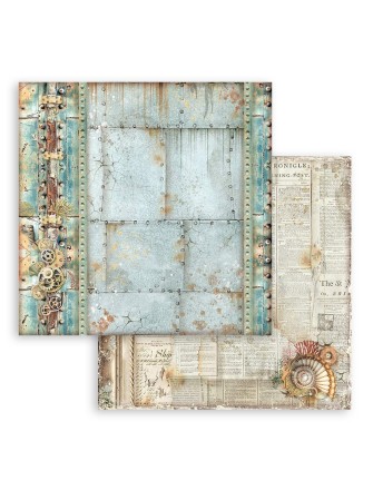 Pack papiers Maxi Background - Collection "Songs of the Sea" - Stamperia