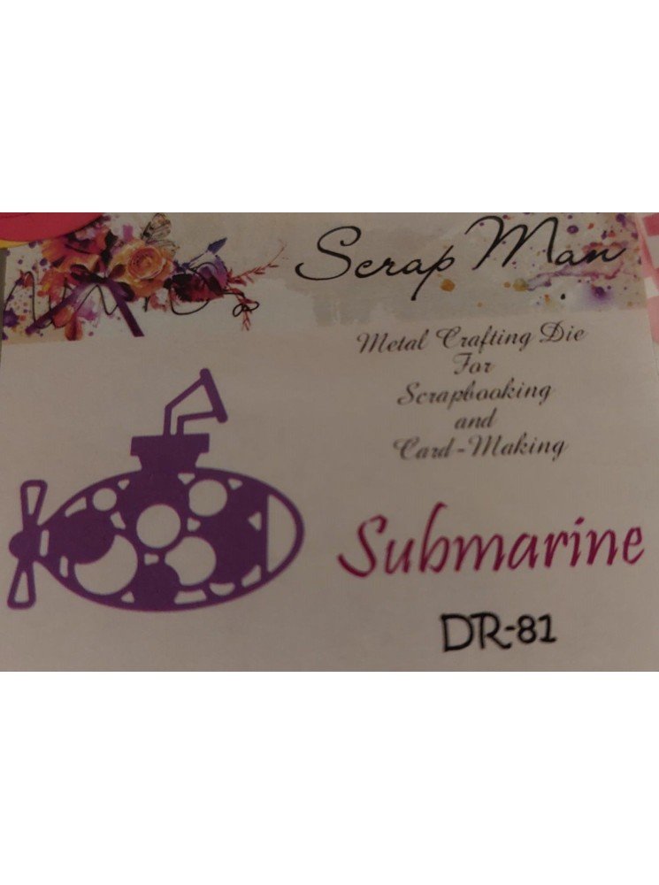 Submarine - matrice de découpe - dies - Scrap Man