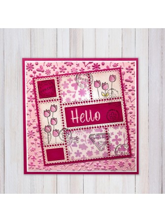 Plaque d'embossage - Spring Flowers - Nellie's Choice