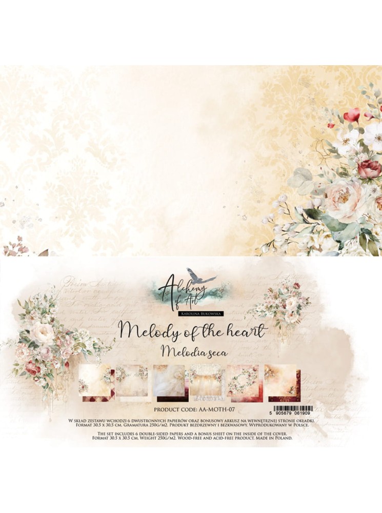 Pack papiers - Collection "Melody of the Heart" -  Alchemy of Art