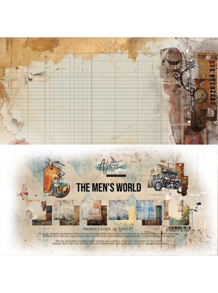 Pack papiers - Collection "The Men's World" -  Alchemy of Art