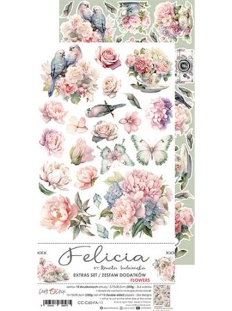 Pack de décors à découper - Collection "Felicia"  - Craft O'Clock