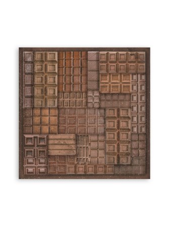 Maxi Pack papiers 20 x 20 cm - Collection "Coffee and Chocolate" Backgrounds selection - Stamperia