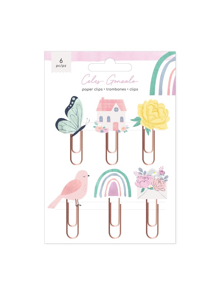 Clips - Collection "Rainbow Avenue" - American Crafts