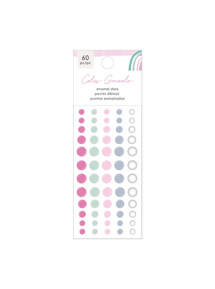 Enamels dots - Collection "Rainbow Avenue" - American Crafts