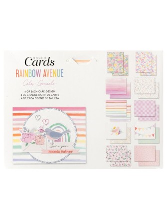 Kit Cartes - Collection "Rainbow Avenue" - American Crafts