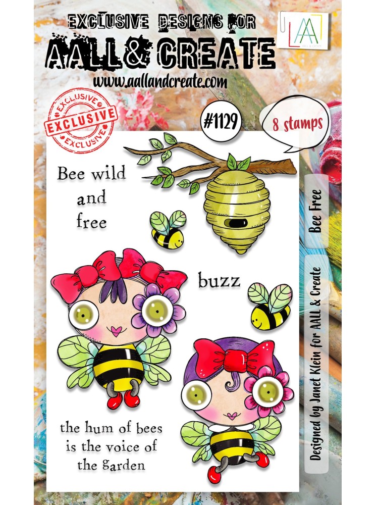 Tampon Clear N° 1129 : Bee Free - Aall & Create