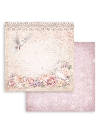 Pack papiers 20 x20 cm  - Collection "Romance Forever" - Stamperia