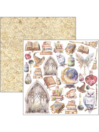 Pack papiers 20 x 20 cm - Collection "Wizard Academy "- Ciao Bella