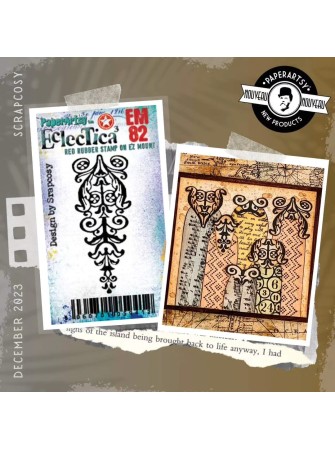 Mini tampon cling - 82 - Collection Eclectica - PaperArtsy