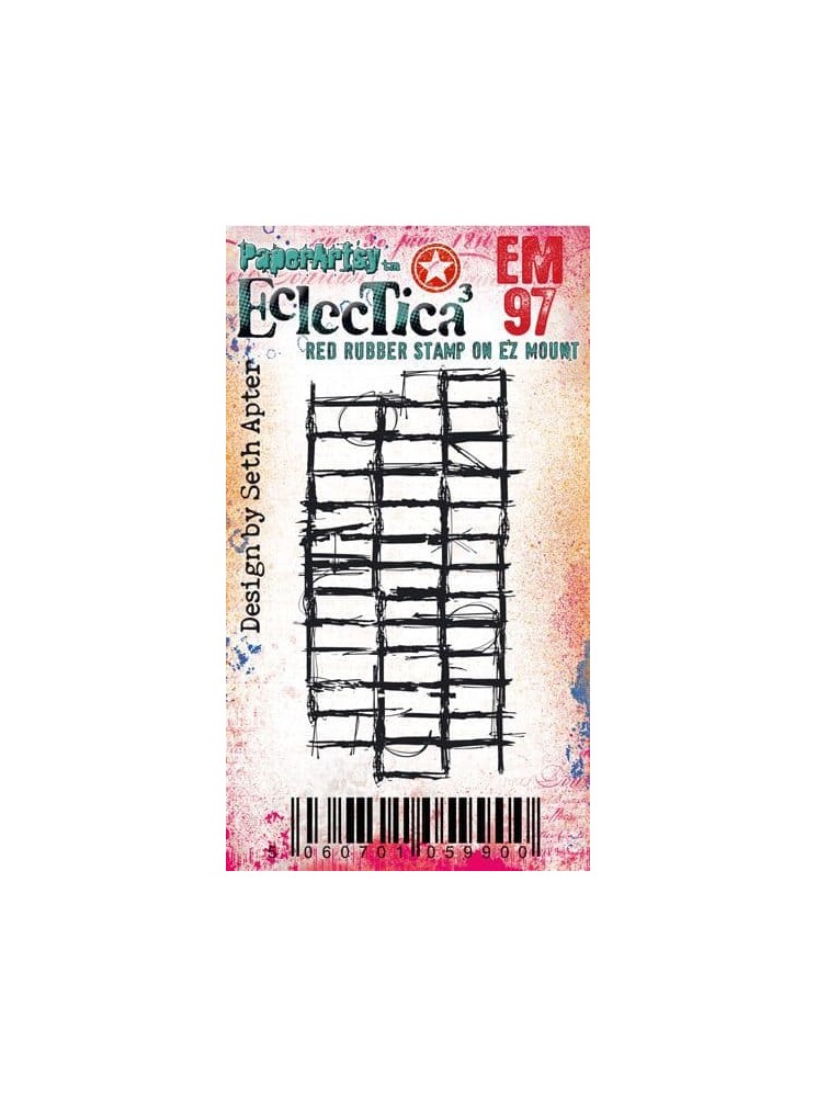 Mini tampon cling - 97 - Collection Eclectica - PaperArtsy