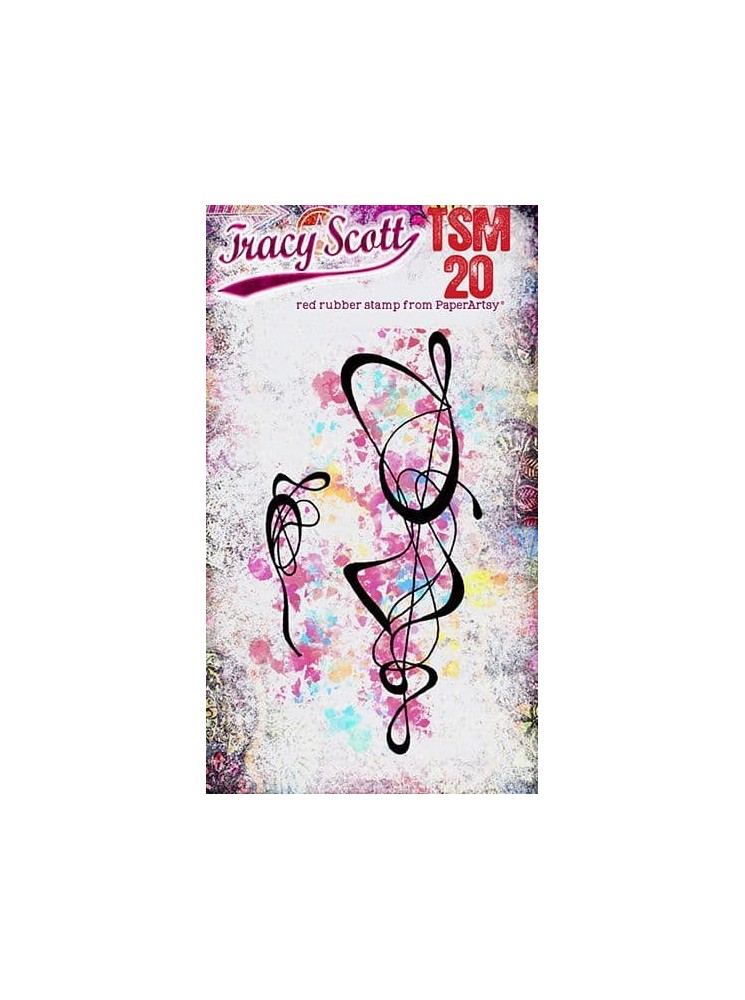 Mini tampon cling - 20 - Collection Tracy Scott - PaperArtsy