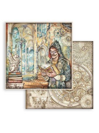 Pack papiers 20 x 20 cm  - "Collection "Sir Vagabond in Fantasy World" - Stamperia