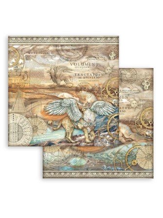 Pack papiers 20 x 20 cm  - "Collection "Sir Vagabond in Fantasy World" - Stamperia