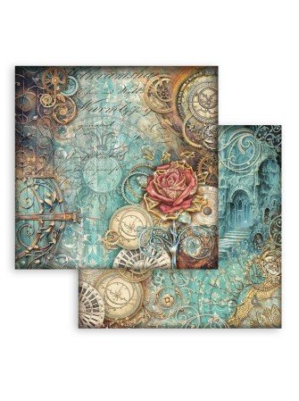 Pack papiers 20 x 20 cm  - "Collection "Sir Vagabond in Fantasy World" - Stamperia