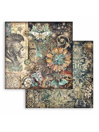 Pack papiers 20 x 20 cm  - "Collection "Sir Vagabond in Fantasy World" - Stamperia