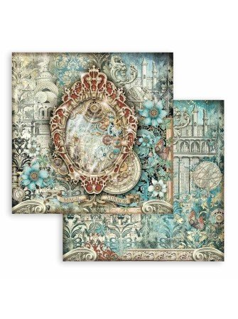 Pack papiers 20 x 20 cm  - "Collection "Sir Vagabond in Fantasy World" - Stamperia